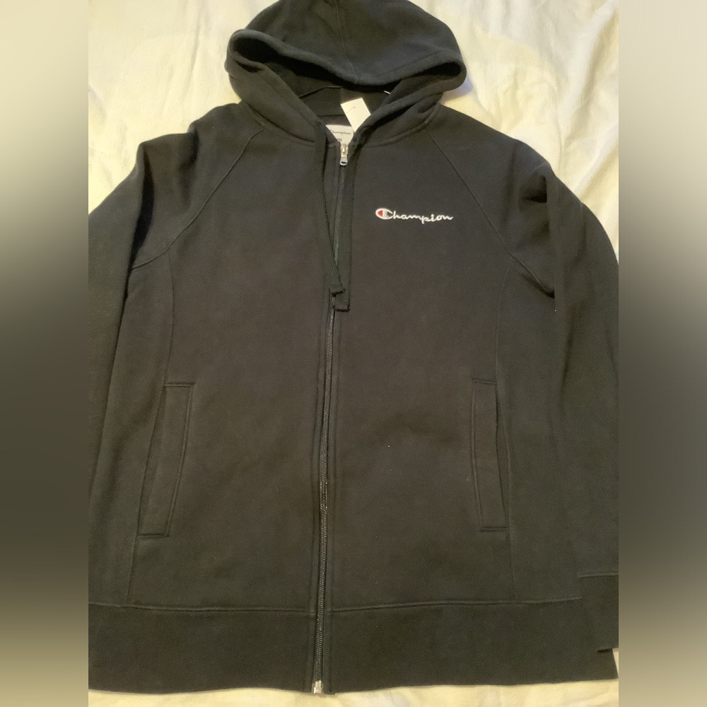 Champion Black Full-Zip Hoodie